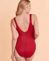 MUST HAVES Escape Draped One-piece Swimsuit