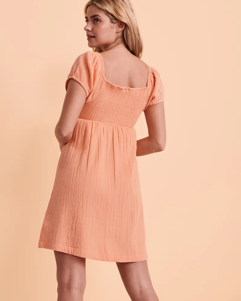 CLEARWATER COVE Short Sleeve Dress