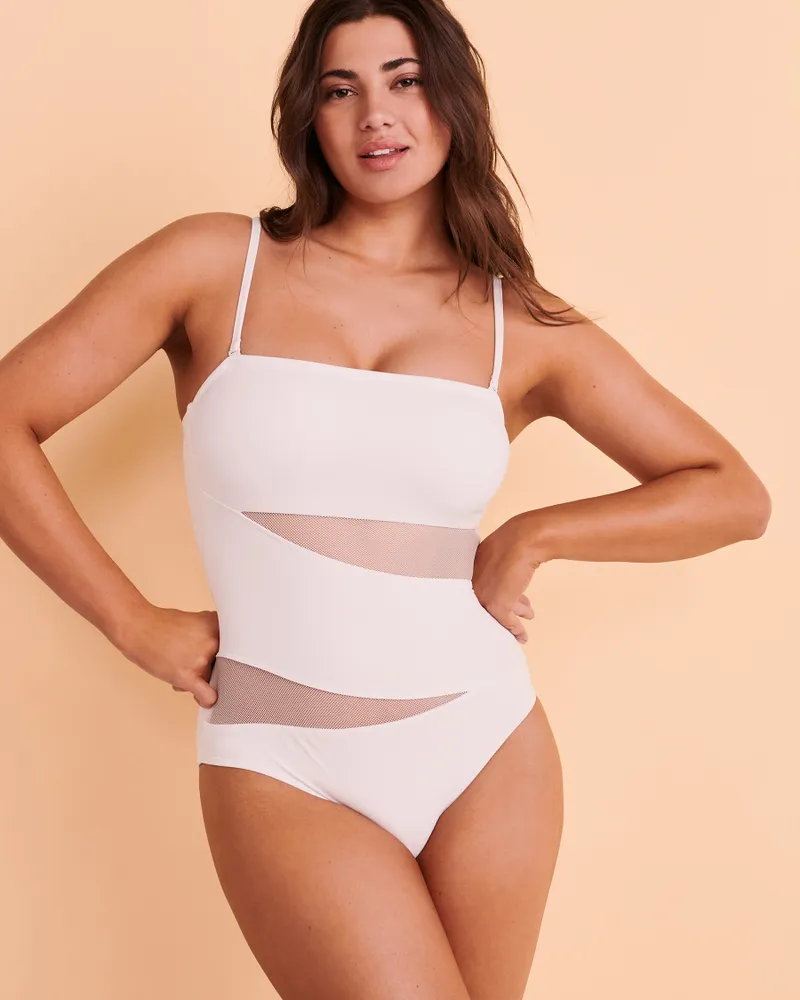 Maillot une-pièce bandeau SOLID