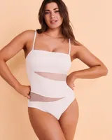 Maillot une-pièce bandeau SOLID