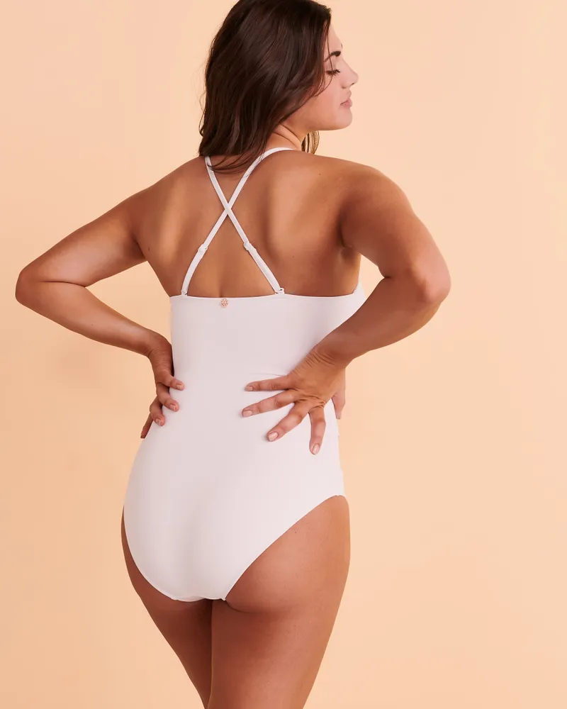 Maillot une-pièce bandeau SOLID