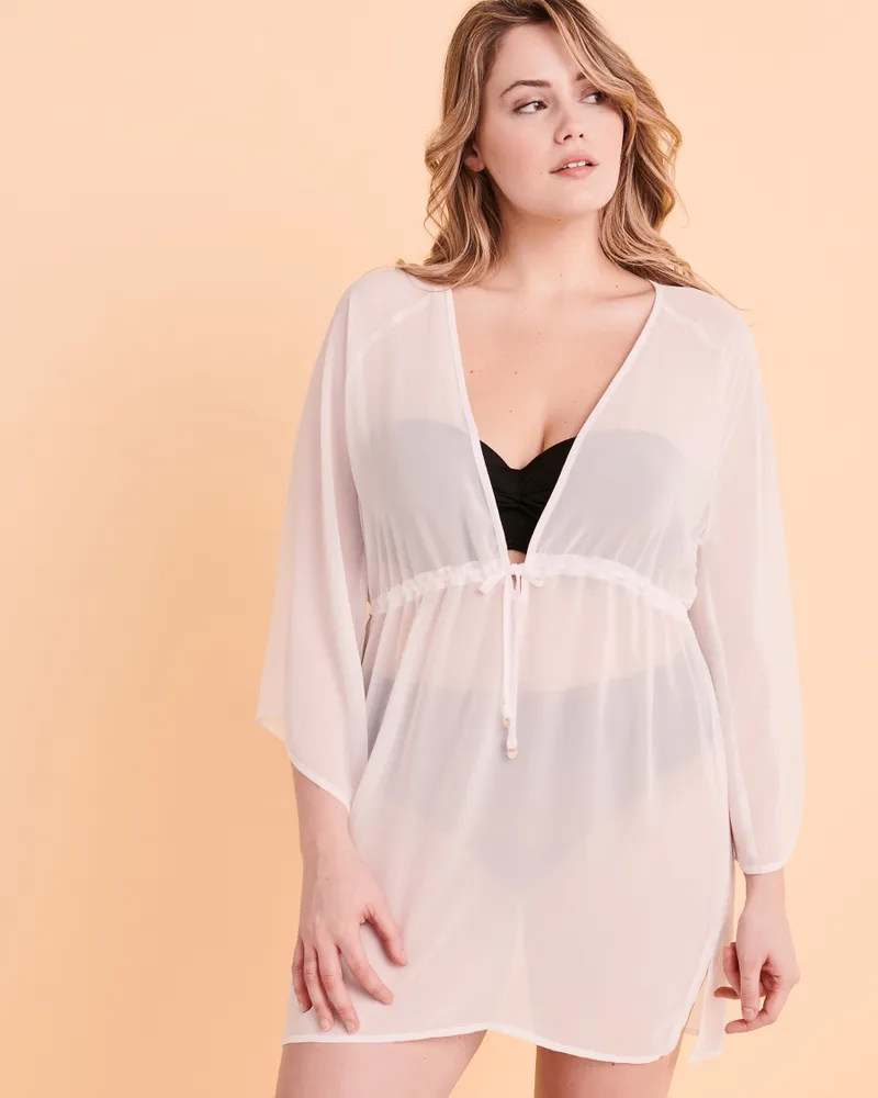 Chiffon Plunging Dress