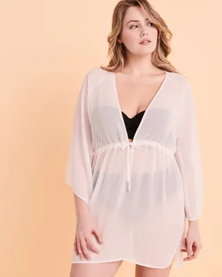 Chiffon Plunging Dress