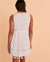 Mini Dress with Tassels