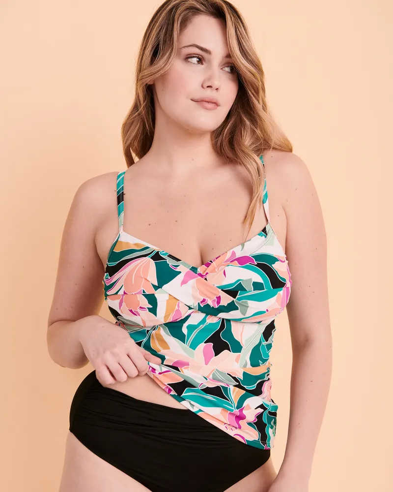 Vacay Bound D Cup Tankini Top