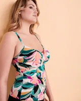 Vacay Bound D Cup Tankini Top