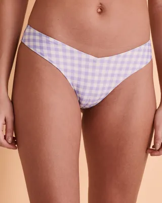 Vichy Combo V-cut Bikini Bottom