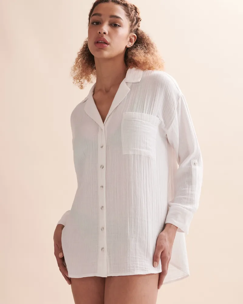 Premium Surf Long Sleeve Button-down Shirt