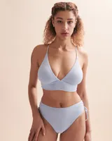 Haut de bikini bralette Chambray Blue