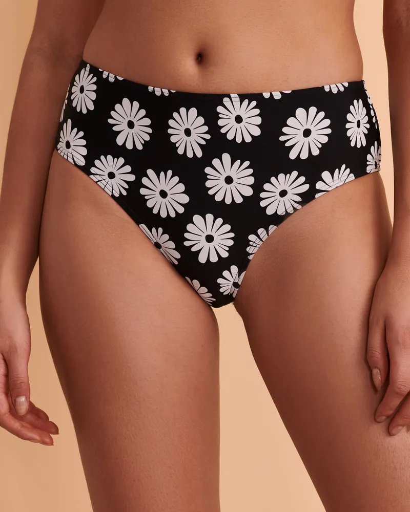 Daisy Mid Waist Bikini Bottom
