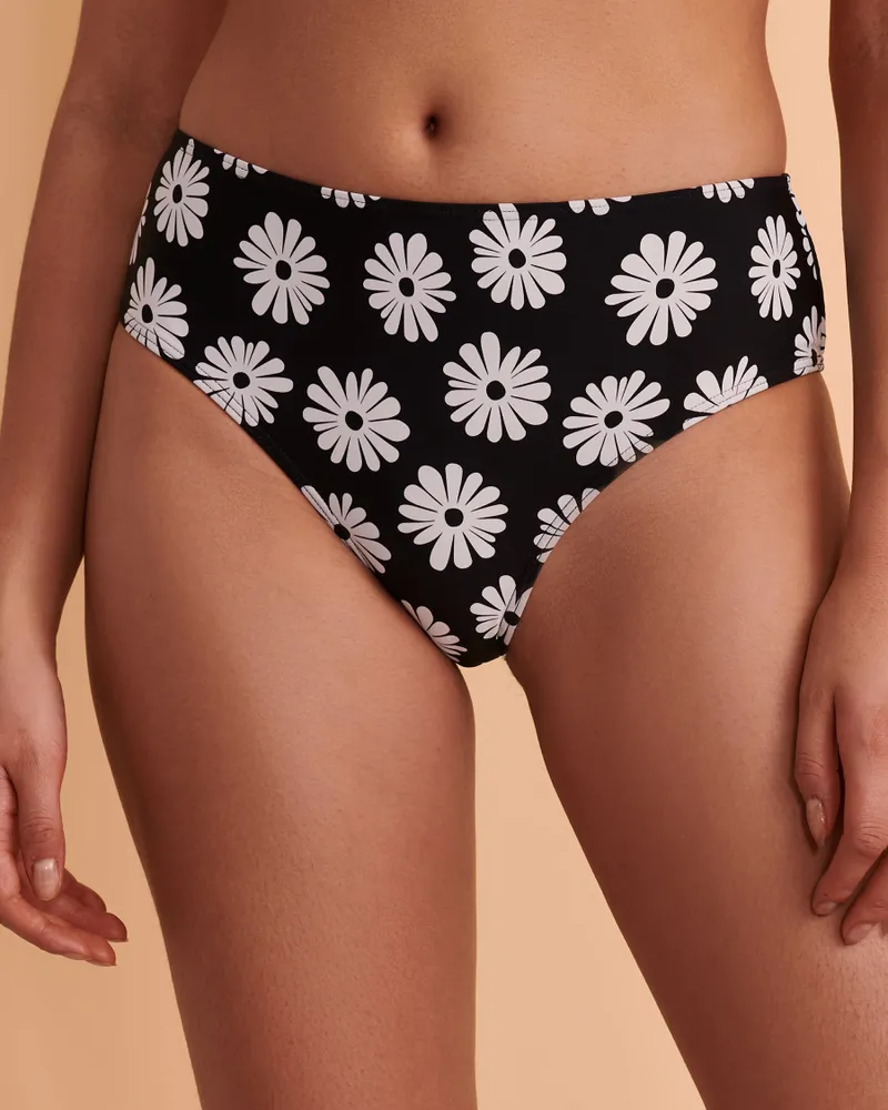 TROPIK Daisy Mid Waist Bikini Bottom