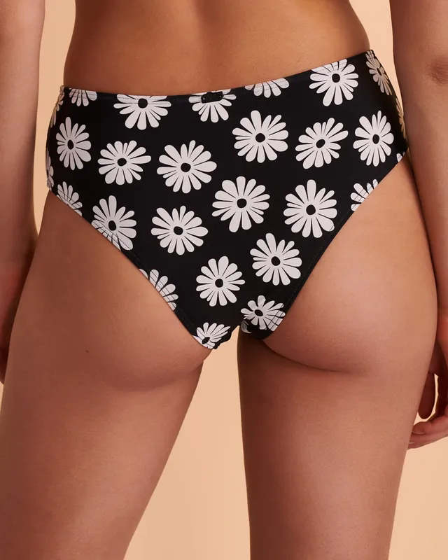 TROPIK Daisy Mid Waist Bikini Bottom