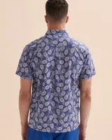 Pineapple Short Sleeve Button-down Shirt