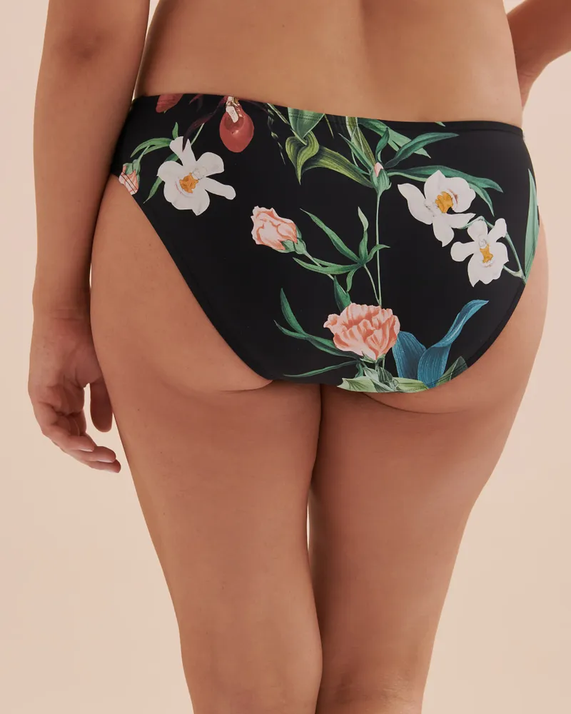 Botanical Beauty Shirred Sides Bikini Bottom