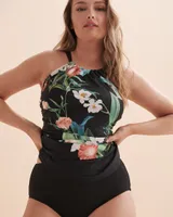 Botanical Beauty Audrey Drape Tankini Top