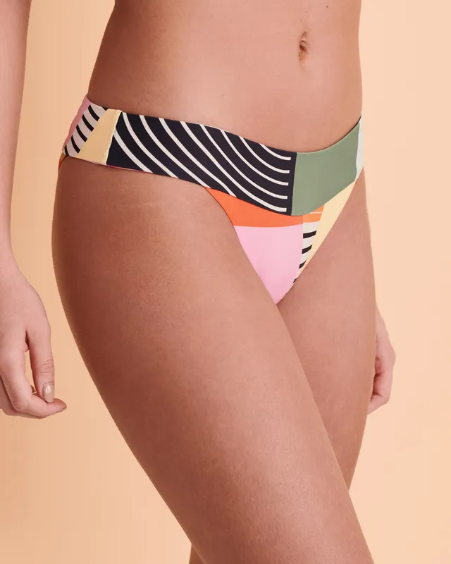 Ardene Cheeky Bikini Bottom in, Size, Polyester/Nylon/Spandex, Microfiber
