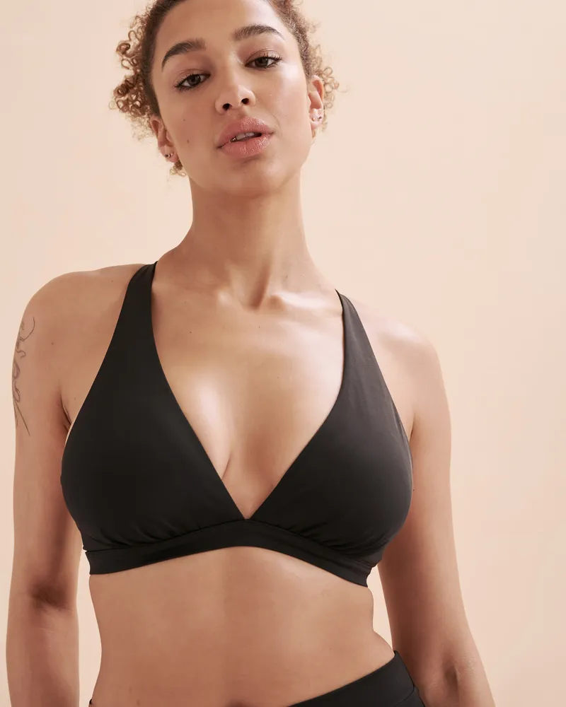 Vita Contrast Triangle Bikini Top