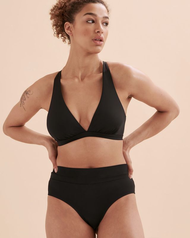 Vita Contrast High Waist Bikini Bottom