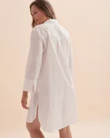 Robe chemise à œillet