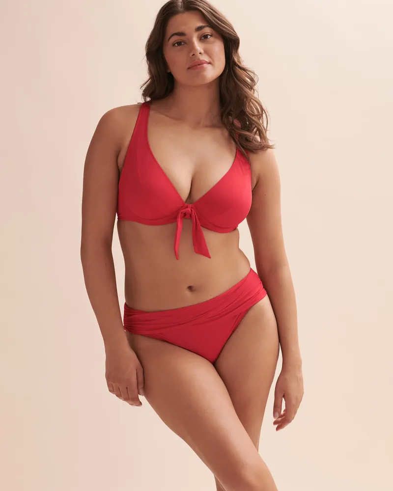 All Tied Up  D/DD Cup Plunge Bikini Top