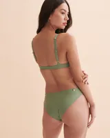 Haut de bikini plongeant Grounding Green