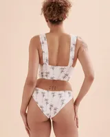 Coconut Valley Crop Cami Bikini Top