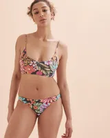 Reina Tropical Low Rise Bikini Bottom