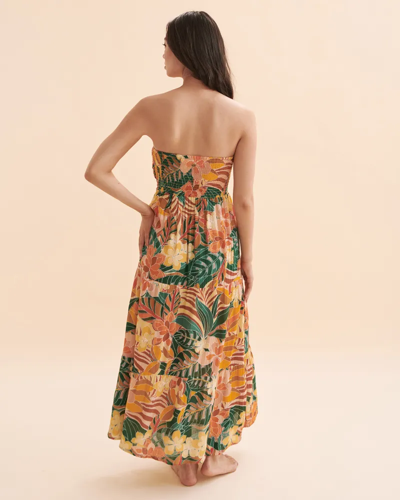 Brazilian Soul Bandeau Midi Dress