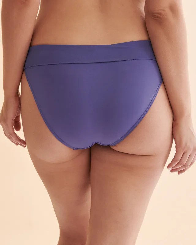 TURQUOISE COUTURE ZINFANDEL Folded Waistband Bikini Bottom