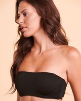 SOLID Halter Bandeau Bikini Top