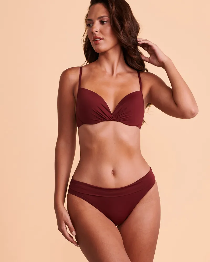 Bas de bikini bande taille pliée ZINFANDEL