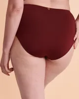 Bas de bikini taille haute plissée ZINFANDEL