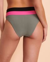 SERENITY GREEN Callen High Leg Bikini Bottom