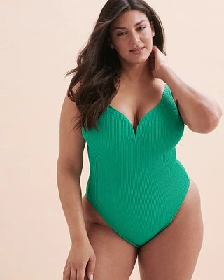 Pucker Up Plunge One-piece Swimsuit