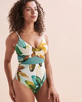 Maillot une-pièce wrap Pacific Jungle