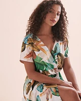 Robe courte cache-coeur Pacific Jungle