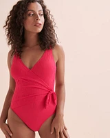 Maillot une-pièce texturé Floral Mist