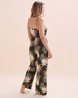 Exotic Tiki Sleeveless Jumpsuit