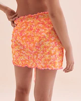 Mimosa Meadows Mesh Short Pareo