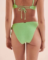 Santa Monica Textured Cheeky Bikini Bottom