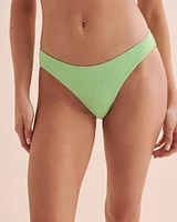 Santa Monica Textured Brazilian Bikini Bottom