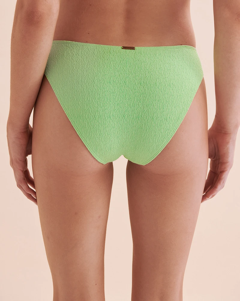 Santa Monica Textured Brazilian Bikini Bottom