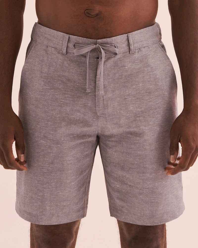 Linen Blend Shorts