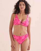 Haut de bikini bralette côtelé Cabo