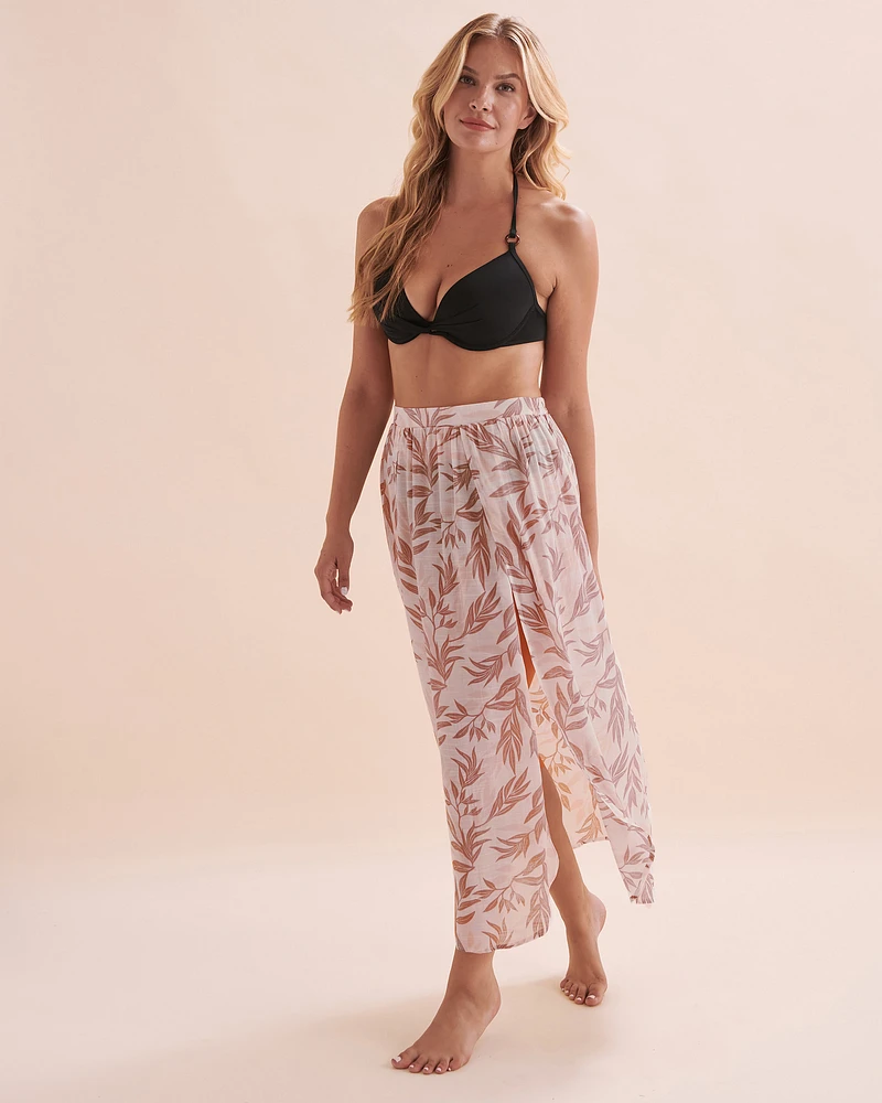 Sand Foliage Maxi Skirt