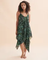 Jungle Fever Chiffon Midi Dress