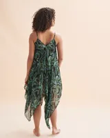 Jungle Fever Chiffon Midi Dress