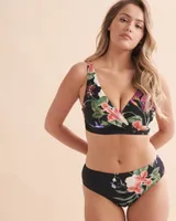 Haut de bikini plongeant Vera Floral Fantasy