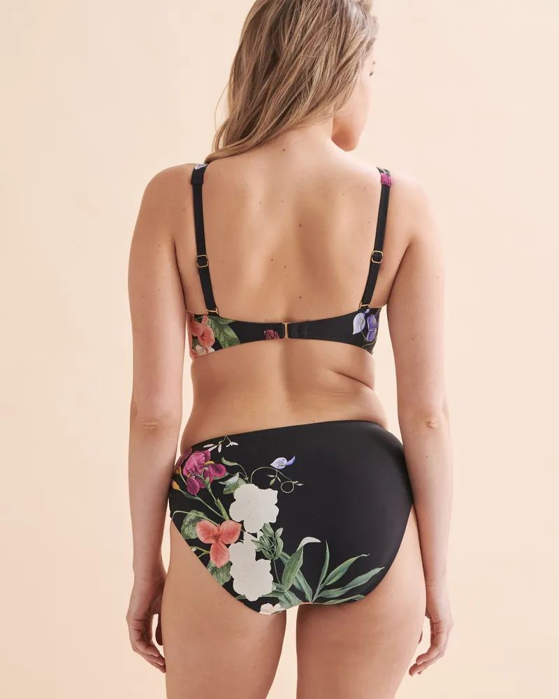 Haut de bikini plongeant Vera Floral Fantasy