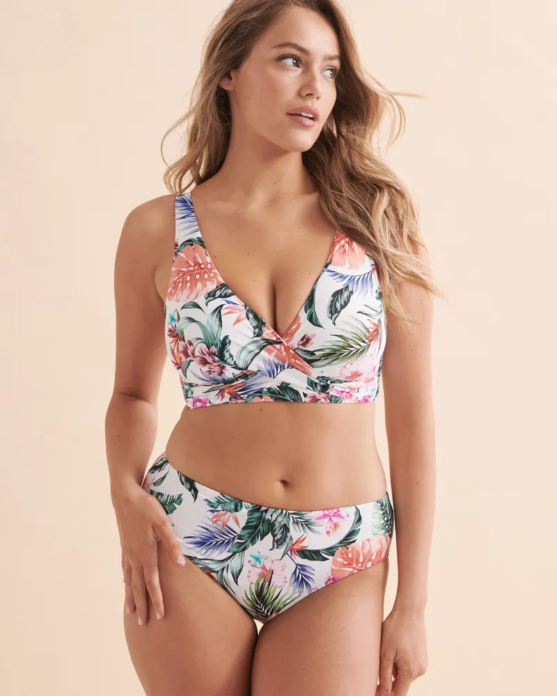 Hawaiian Terrace Vera Plunge Bikini Top